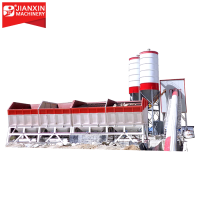 China best selling HZS120 concrete batching plant