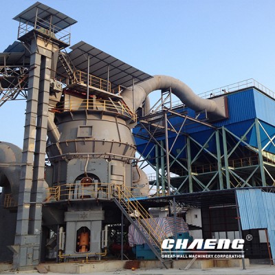 Small vertical roller mill for slag grinding in cement industry for sale