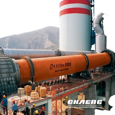 Rotary kiln process and price in cement plant